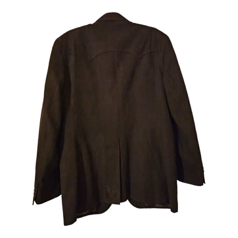 CCC WESTERN WEAR Black Sports Coat Jacket - Size 44L - Picture 2 of 10